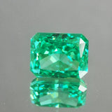 Green Paraiba Tourmaline Radiant Cut Beads for DIY Jewelry