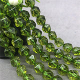 Faceted Peridot Beads 6-10mm Natural Stone DIY