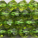 Faceted Peridot Beads 6-10mm Natural Stone DIY