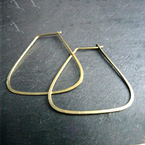 14k Gold Filled Hoop Earrings for Women Brincos Jewelry Gift