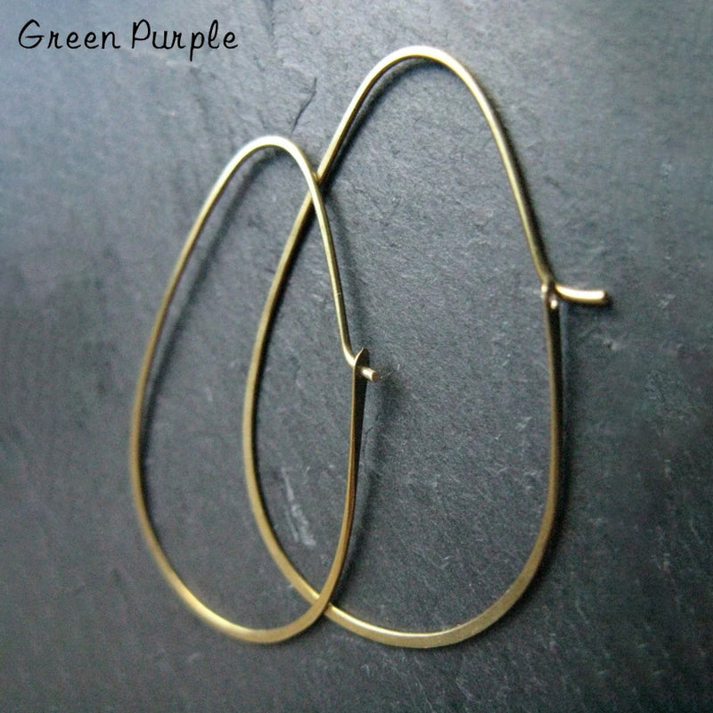Big Hoop Earrings 14K Filled No Fading, No Allergies Women Fine Jewelry