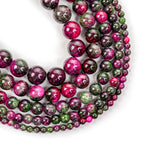 Green Purple Persian Jade Charm Beads Natural Stone for Jewelry Making