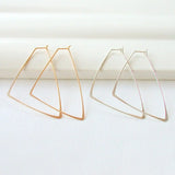 Triangle Earrings Jewelry Filled & Sterling Silver Earrings