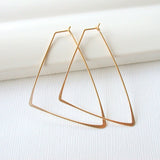 Triangle Earrings Jewelry Filled & Sterling Silver Earrings