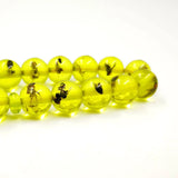 Green Resin Real Insect Tasbih Muslim Rosary Tesbih Islam Prayer Beads