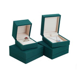 Green Right Angle Jewelry Box Wedding Accessories