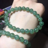 Green Strawberry Charm Bracelet Healing Crystals Stones Jewelry