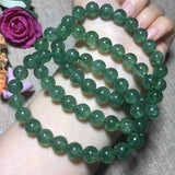 Green Strawberry Charm Bracelet Healing Crystals Stones Jewelry