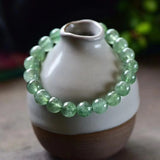 Green Strawberry Quartz Bracelet Cyrstal Beaded Lucky Jewelry