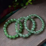 Green Strawberry Quartz Bracelet Cyrstal Beaded Lucky Jewelry