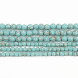 Green Turquoises Natural Faceted Stone Beads for Jewelry Making