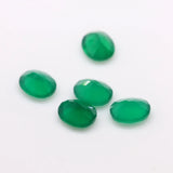 Green Agate Chalcedony Oval 4*6mm Bracelet Accessories Stone Mosaic