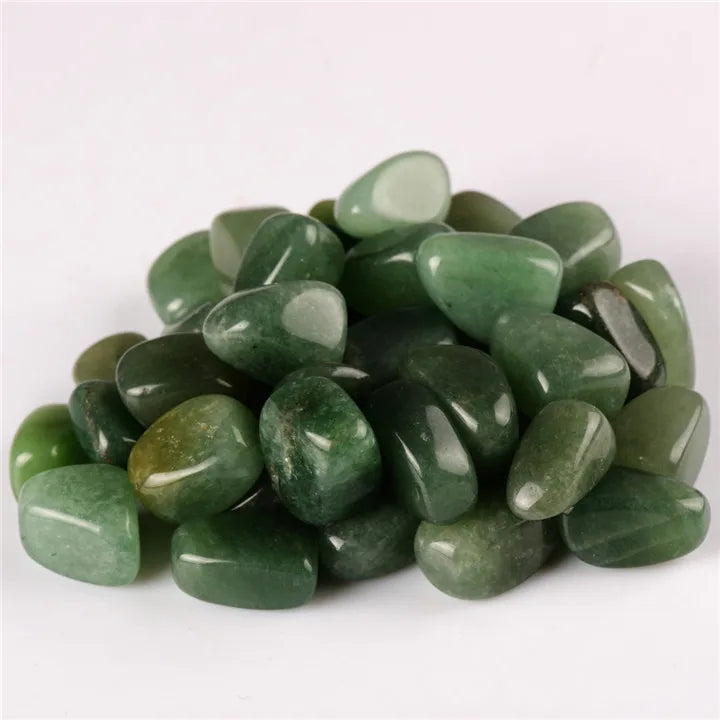 Green Aventurine Lapis Carnelian Crystal Healing Point Beads
