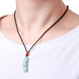 Emerald Jade Pendant Smart Beans Blessing Beans