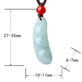 Emerald Jade Pendant Smart Beans Blessing Beans