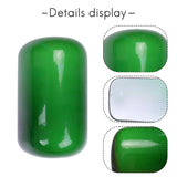 Classic Green Glass Banker Lamp Cover