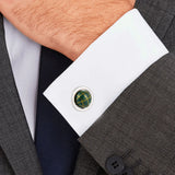 Earth Shells Copper Cufflinks for Tuxedo