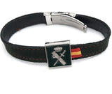 Green Serraje Bracelet with Civil Guard Flag - Spain