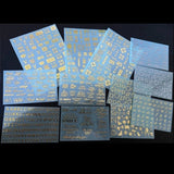 Metal Epoxy DIY Crafts Stickers - 26-Letter English Words for DIY Crafts