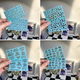 Metal Epoxy DIY Crafts Stickers - 26-Letter English Words for DIY Crafts