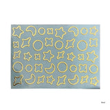 Metal Epoxy DIY Crafts Stickers - 26-Letter English Words for DIY Crafts