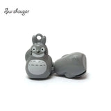 Grey Cat Cartoon Jingle Bell Charms Pet Necklace Pendant Crafts Jewelry
