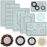 Grey Flocked Beading Tray for Jewelry Making