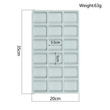 Grey Flocked Beading Tray for Jewelry Making