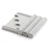 Grey Velvet 3 Tier Bracelet Watch Stand Holder