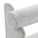 Grey Velvet 3 Tier Bracelet Watch Stand Holder