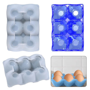 Portable Egg Storage Box Mould - Refrigerator Crispy Egg Protective Container