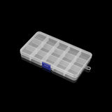 Adjustable Plastic Jewelry Beads Storage Box Case Container Organize