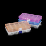 Adjustable Plastic Jewelry Beads Storage Box Case Container Organize