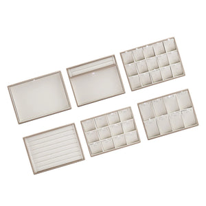 Leather Jewelry Tray for Necklace Earrings Storage