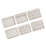 Leather Jewelry Tray for Necklace Earrings Storage
