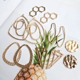 Alloy Geometric Shape Pendant Earring Material
