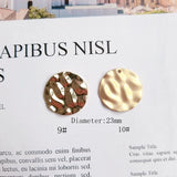 Alloy Geometric Shape Pendant Earring Material