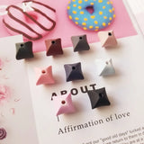 Acrylic Pierced Square Beads DIY Earrings Material
