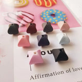 Acrylic Pierced Square Beads DIY Earrings Material