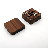 Personalized Wooden Cufflinks - Groomsmen Gift