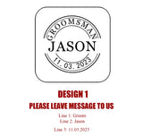 Personalized Wooden Cufflinks - Groomsmen Gift