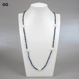 GuaiGuai 48'' Freshwater Keshi Pearl Long Necklace