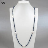 GuaiGuai 48'' Freshwater Keshi Pearl Long Necklace