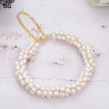 Natural Cultured Pearl Bracelet Adjustable for Women