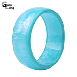 Colorful Charm Hand Bangle Wide Acrylic Bangles for Women