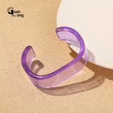 Transparent Open Bracelet Bangle for Women Indian Jewellery Resin Acrylic