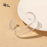 Transparent Open Bracelet Bangle for Women Indian Jewellery Resin Acrylic