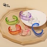 Transparent Open Bracelet Bangle for Women Indian Jewellery Resin Acrylic