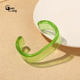 Transparent Open Bracelet Bangle for Women Indian Jewellery Resin Acrylic