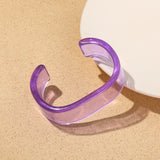 Transparent Open Bracelet Bangle for Women Indian Jewellery Resin Acrylic